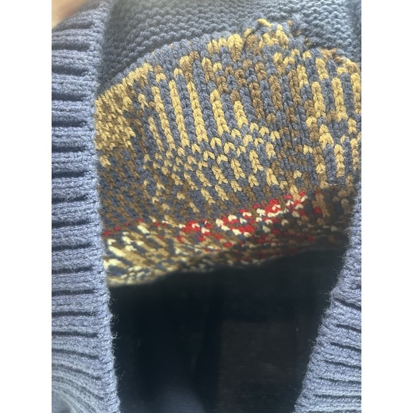 Women's Grayson Threads American Flag Cropped Navy Bear Graphic Sweater Sz XL - Picture 3 of 8